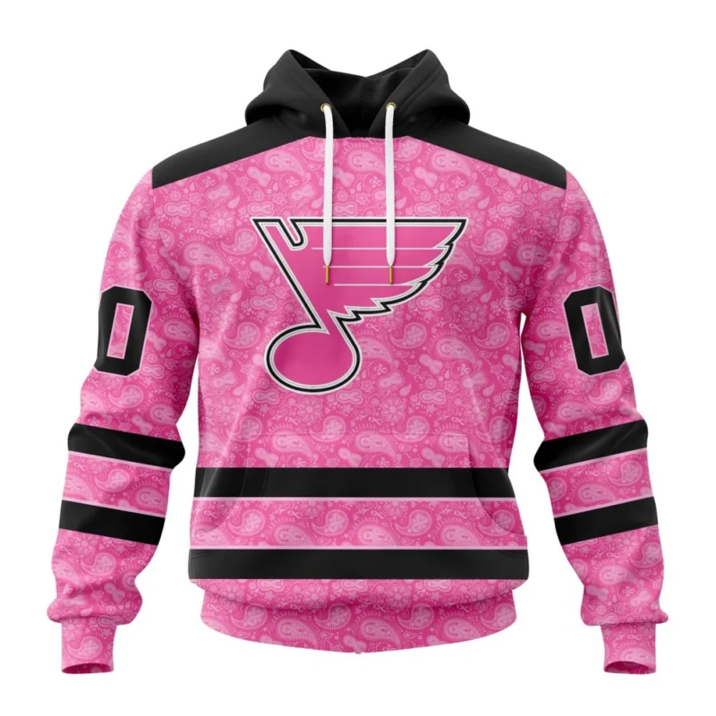 NHL St. Louis Blues Special Pink Fight Breast Cancer,QTNHL080524A1631