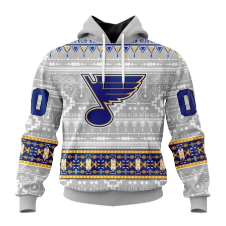 NHL St. Louis Blues Special Native Design,QTNHL080524A2048