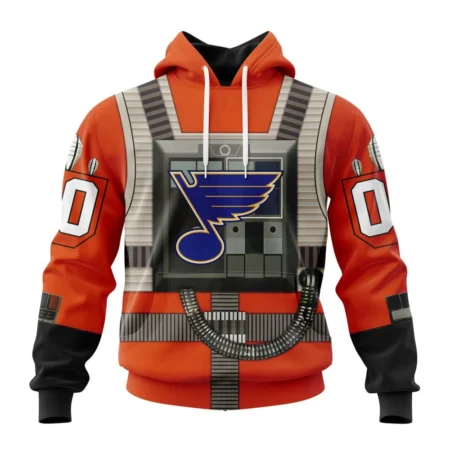 NHL St. Louis Blues Star Wars Rebel Pilot Design,QTNHL080524A2320