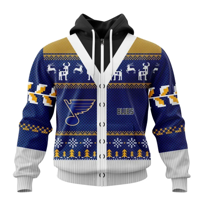 NHL Personalized Name And Number, St. Louis Blues, Specialized Chrismas Season,QTNHL Personalized Name And Number,080524B2786