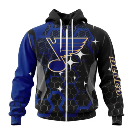 NHL St. Louis Blues, Specialized Design With Motocross Syle ,QTNHL 080524B3377