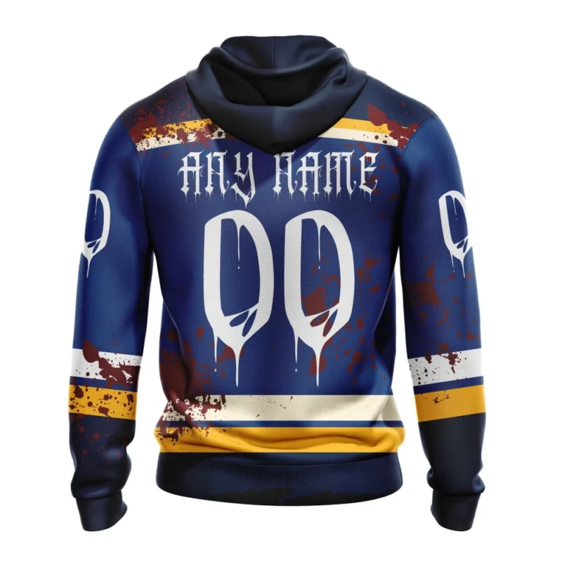 NHL St. Louis Blues, Specialized Design Jersey With Your Ribs For Halloween,QTNHL 080524B3496