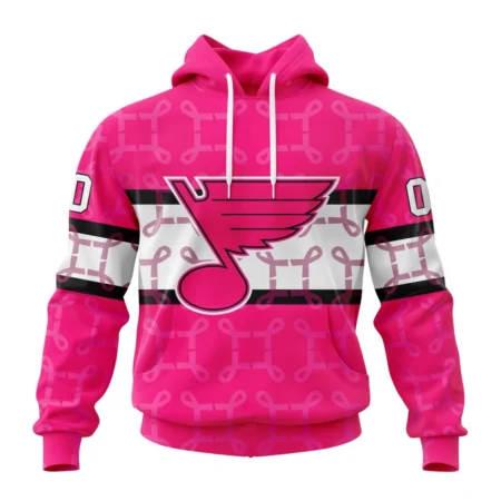 NHL St. Louis Blues, Specialized Design I Pink I Can, In October We Wear Pink Breast Cancer,QTNHL080524A3611