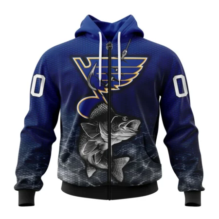 NHL St Louis Blues, Specialized Fishing Style,QTNHL 080524B3986