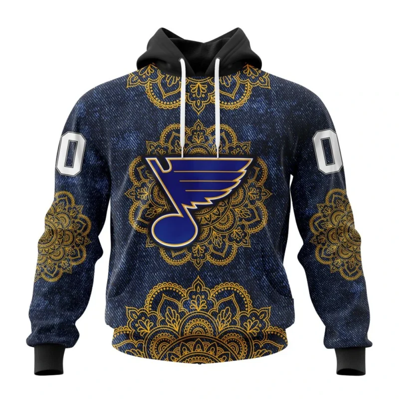 NHL St Louis Blues, Specialized Mandala Style,QTNHL080524A4043