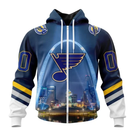 NHL St. Louis Blues Special Design With Gateway Arch,QTNHL 080524B4084