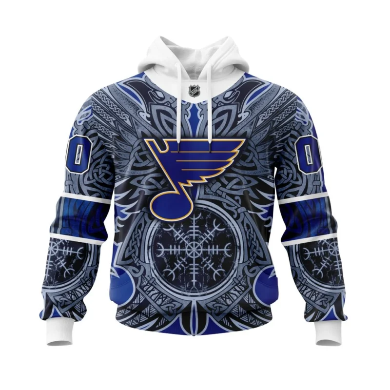 St Louis Blues, Specialized Norse Viking Symbols,QTNHL080524A410