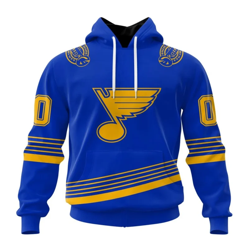 NHL St. Louis Blues Special Two-Tone Design,QTNHL080524A447