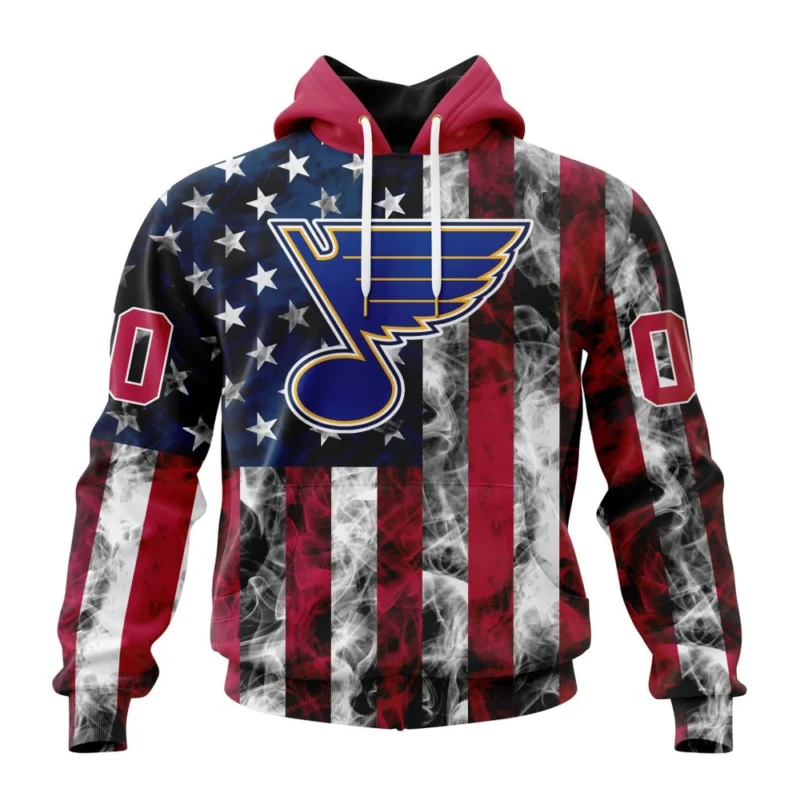 NHL St. Louis Blues Special Design For Independence Day The Fourth Of July,QTNHL080524A479