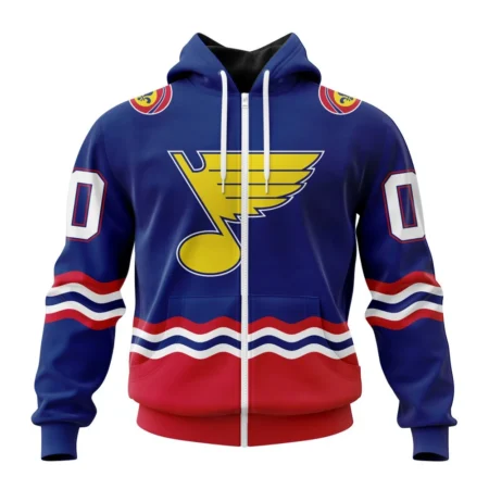 NHL Personalized Name And Number, St. Louis Blues Special City Connect Design,QTNHL Personalized Name And Number,080524B858