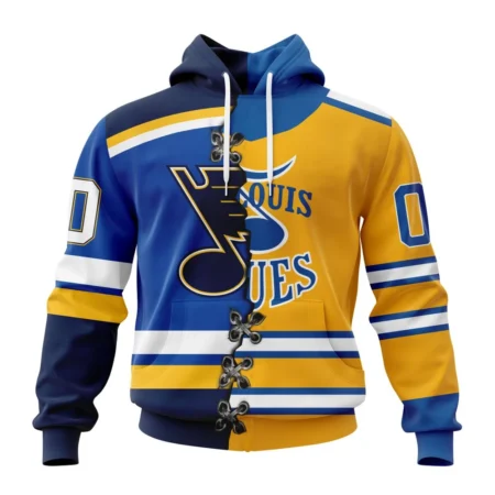 NHL St. Louis Blues Special Home Mix Reverse Retro Personalized Kits,QTNHL080524A923