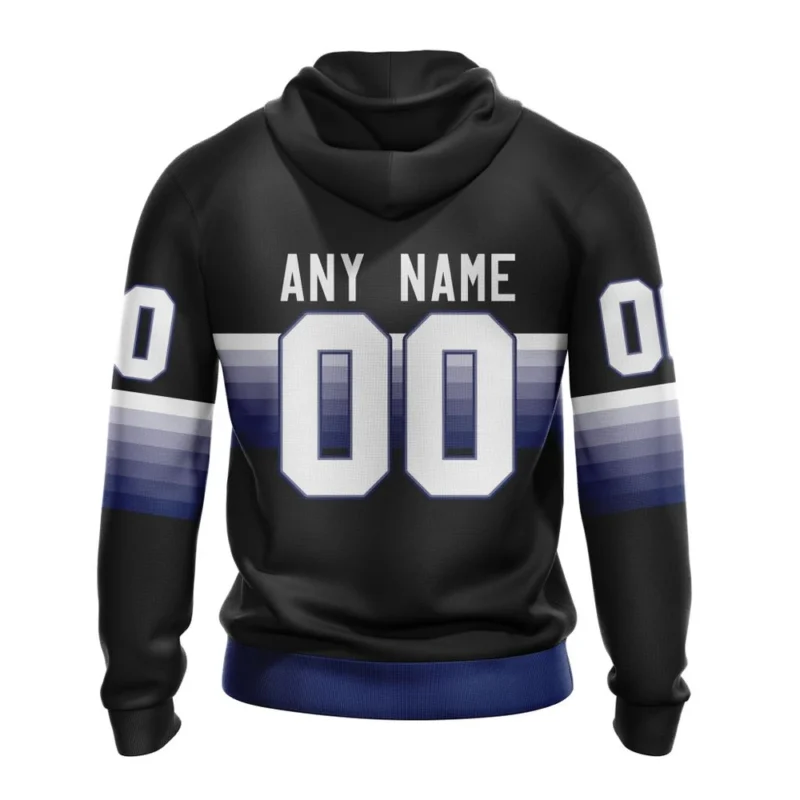 NHL Personalized Name And Number, Tampa Bay Lightning Special Black And Gradient Design,QTNHL Personalized Name And Number,080524B1399