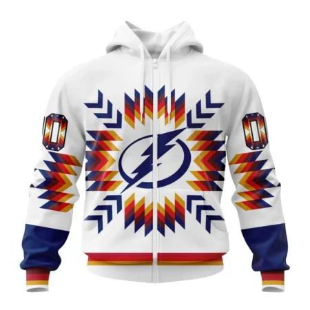 NHL Personalized Name And Number, Tampa Bay Lightning Special Design With Native Pattern,QTNHL Personalized Name And Number,080524B1571