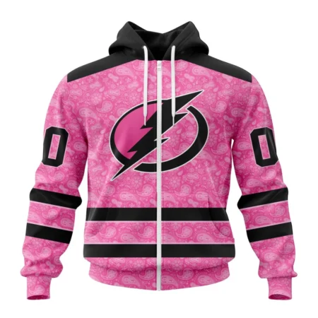 NHL Personalized Name And Number, Tampa Bay Lightning Special Pink Fight Breast Cancer,QTNHL Personalized Name And Number,080524B1630