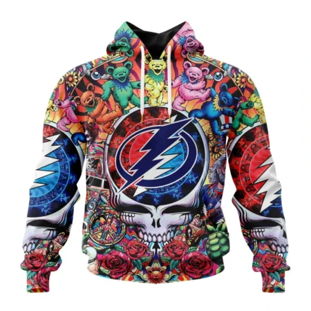 NHL Tampa Bay Lightning Special Grateful Dead Design,QTNHL080524A1882