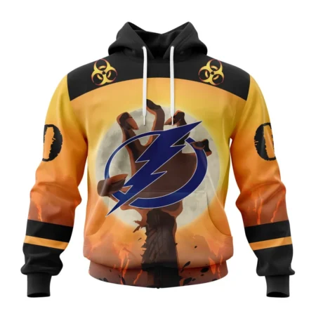 NHL Tampa Bay Lightning Special Zombie Design For Halloween,QTNHL080524A1928