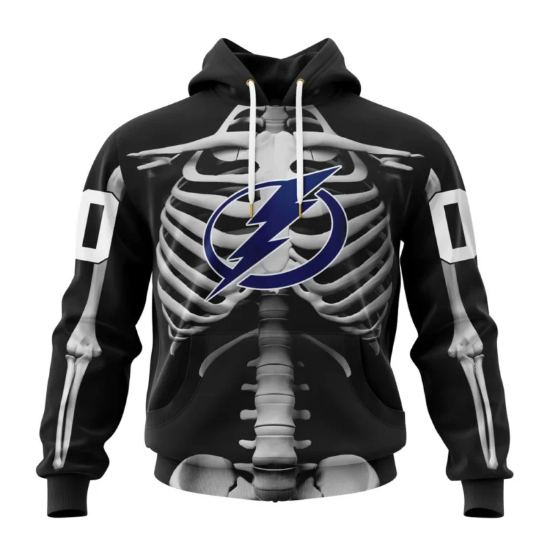 NHL Tampa Bay Lightning Special Skeleton Costume For Halloween,QTNHL080524A2017