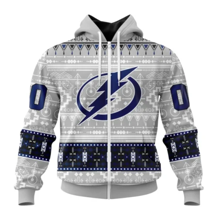 NHL Personalized Name And Number, Tampa Bay Lightning Special Native Design,QTNHL Personalized Name And Number,080524B2047