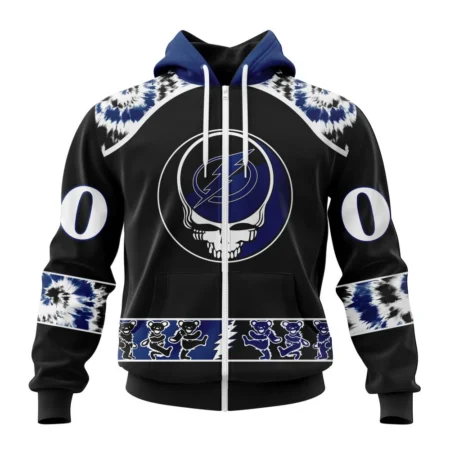 NHL Personalized Name And Number, Tampa Bay Lightning Special Grateful Dead Design,QTNHL Personalized Name And Number,080524B2194