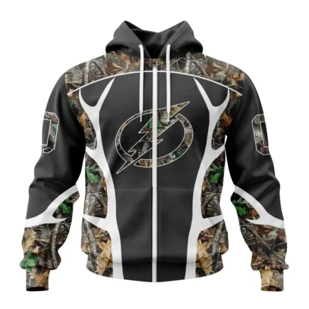 NHL Personalized Name And Number, Tampa Bay Lightning Special Camo Hunting Design ,QTNHL Personalized Name And Number,080524B2202