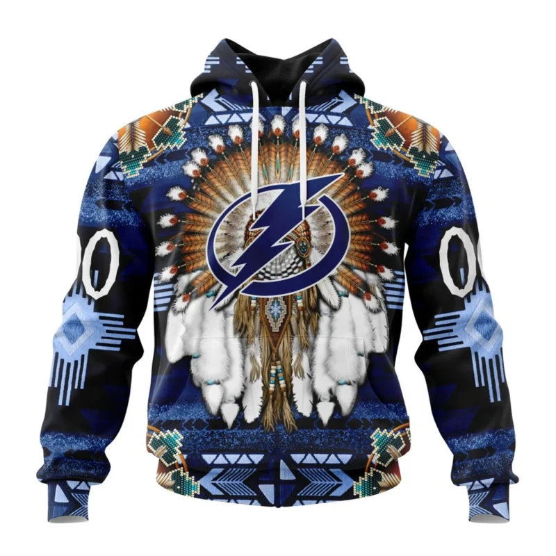 NHL Tampa Bay Lightning Special Native Costume Design,QTNHL080524A2677