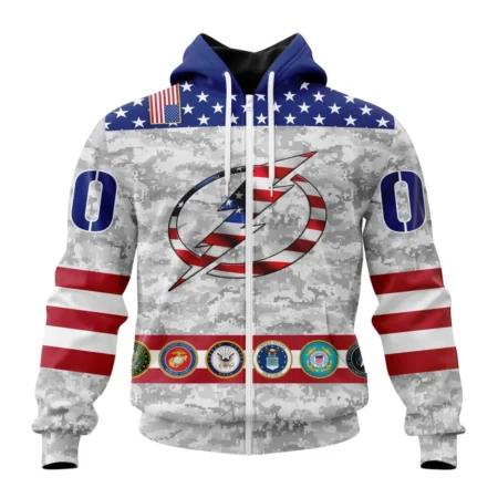 NHL Personalized Name And Number, Tampa Bay Lightning Armed Forces Appreciation,QTNHL Personalized Name And Number,080524B2760