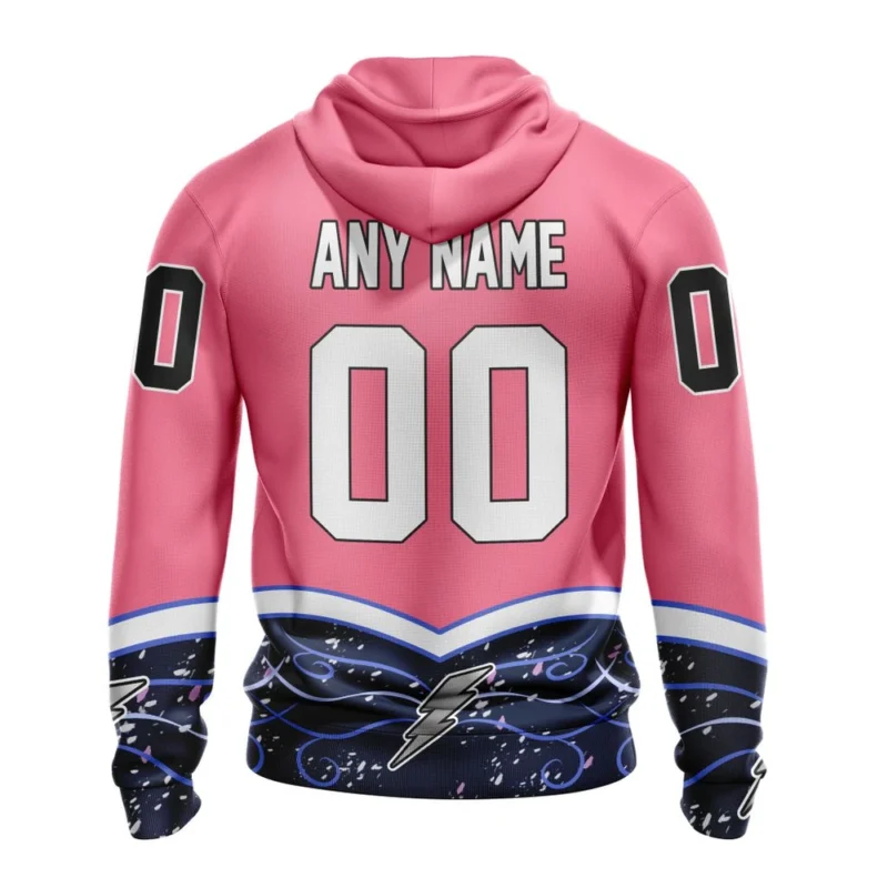 NHL Personalized Name And Number, Tampa Bay Lightning, Specialized Unisex For Hockey Fights Cancer,QTNHL Personalized Name And Number,080524B2815