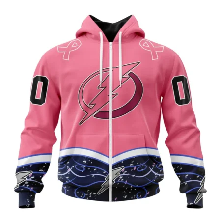 NHL Personalized Name And Number, Tampa Bay Lightning, Specialized Unisex For Hockey Fights Cancer,QTNHL Personalized Name And Number,080524B2815