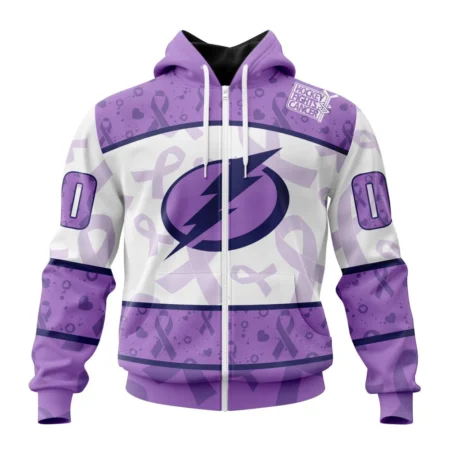 NHL Tampa Bay Lightning Special Lavender Fight Cancer,QTNHL 080524B3096