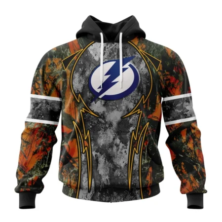 NHL Tampa Bay Lightning, Specialized Design Wih Camo Concepts For Hungting In Forest,QTNHL080524A3638