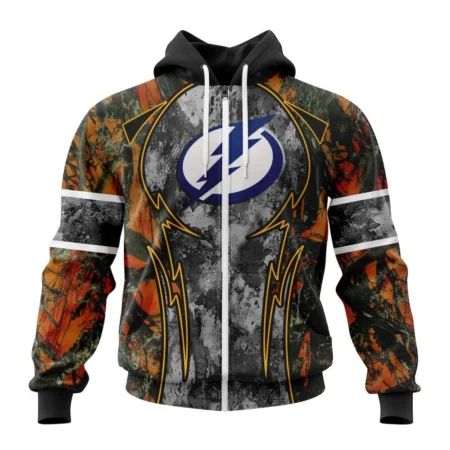 NHL Tampa Bay Lightning, Specialized Design Wih Camo Concepts For Hungting In Forest,QTNHL 080524B3638