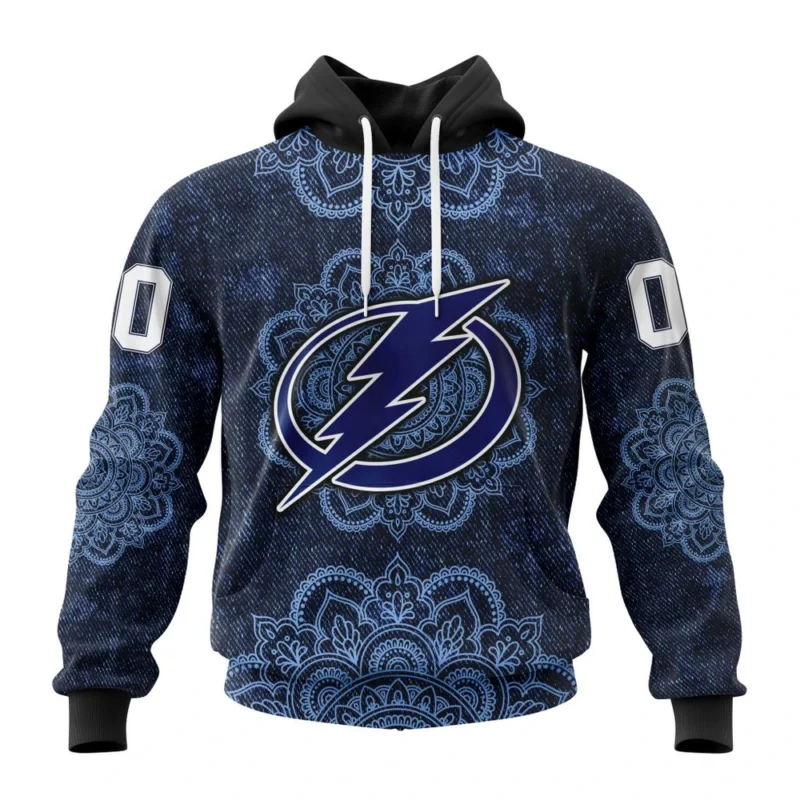 NHL Tampa Bay Lightning, Specialized Mandala Style,QTNHL080524A4042