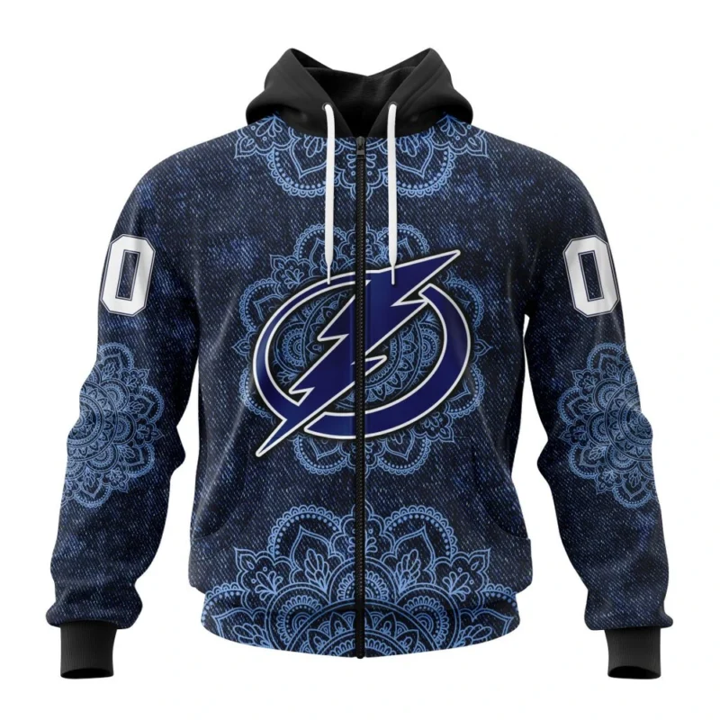 NHL Tampa Bay Lightning, Specialized Mandala Style,QTNHL 080524B4042