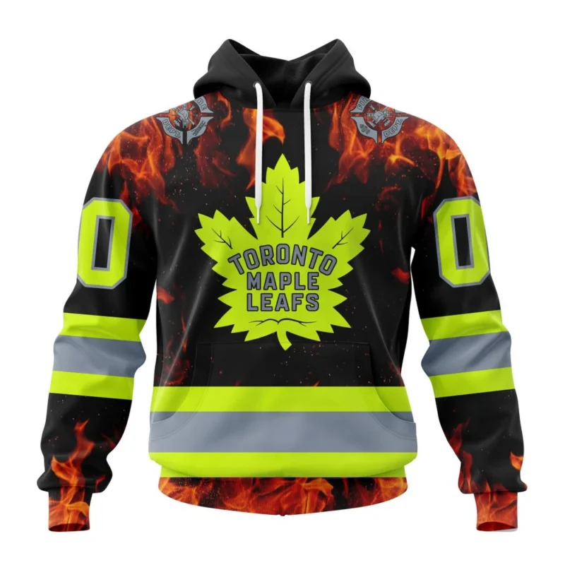 NHL Toronto Maple Leafs Special Design Honoring Firefighters,QTNHL080524A1079