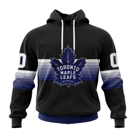 NHL Toronto Maple Leafs Special Black And Gradient Design,QTNHL080524A1398