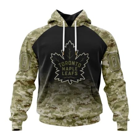 NHL Toronto Maple Leafs Special Camo Design For Remembrance Day,QTNHL080524A1767