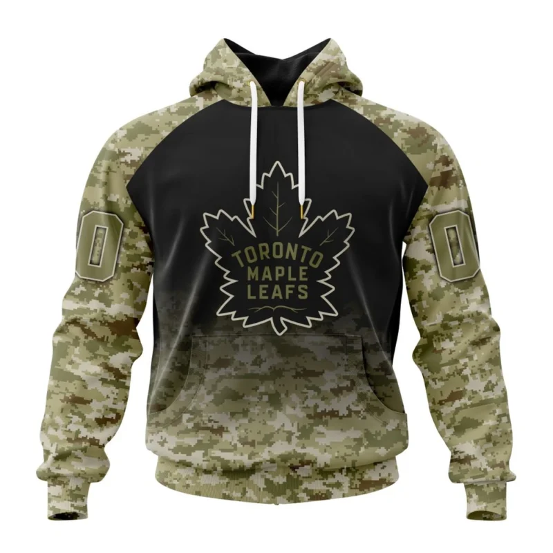 NHL Toronto Maple Leafs Special Camo Design For Remembrance Day,QTNHL080524A1767