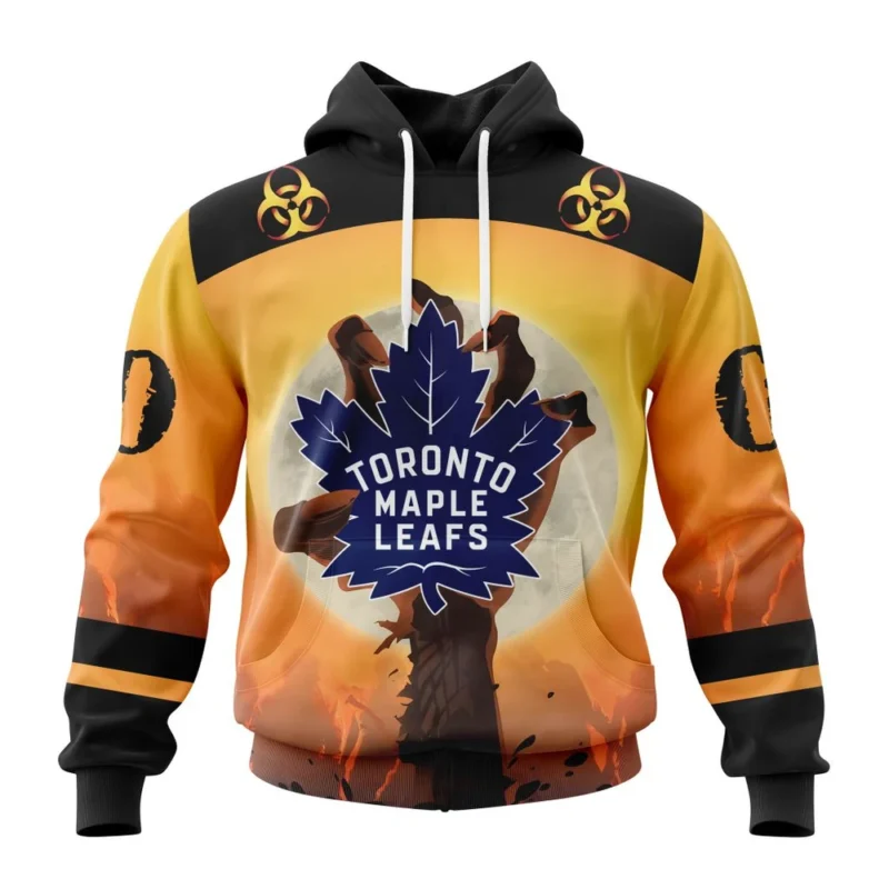 NHL Toronto Maple Leafs Special Zombie Design For Halloween,QTNHL080524A1927