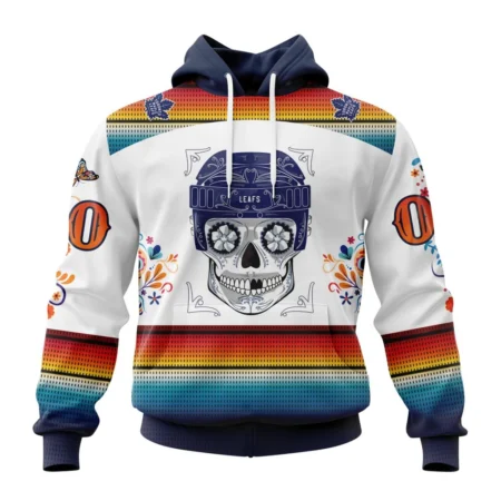 NHL Toronto Maple Leafs Special Design For Dia De Los Muertos,QTNHL080524A200