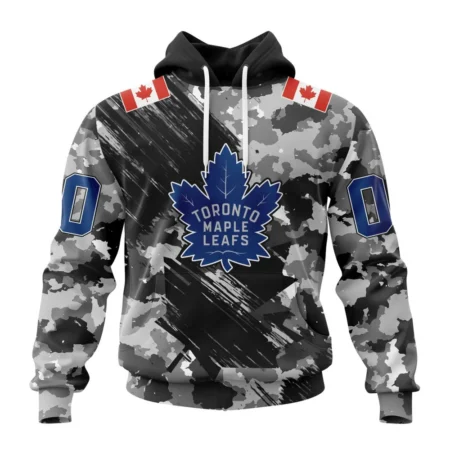 NHL Toronto Maple Leafs Special Camo Armed Forces Design,QTNHL080524A2166