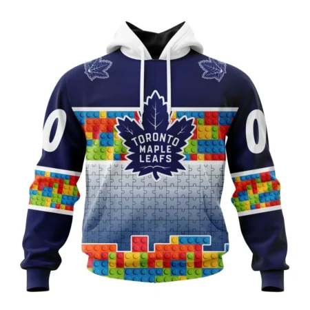 NHL Toronto Maple Leafs Special Autism Awareness Design ,QTNHL080524A2227