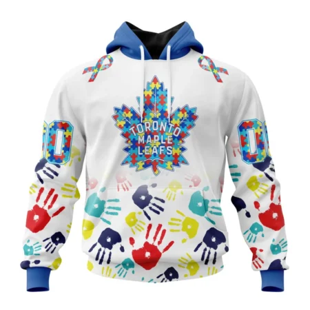 NHL Toronto Maple Leafs Special Autism Awareness Design,QTNHL080524A2494