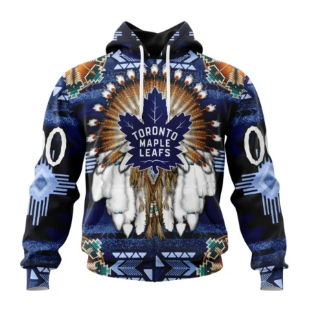 NHL Toronto Maple Leafs Special Native Costume Design,QTNHL080524A28