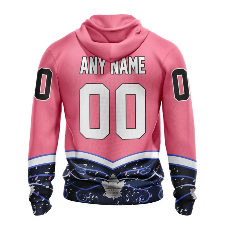 NHL Personalized Name And Number, Toronto Maple Leafs, Specialized Unisex For Hockey Fights Cancer,QTNHL Personalized Name And Number,080524B310