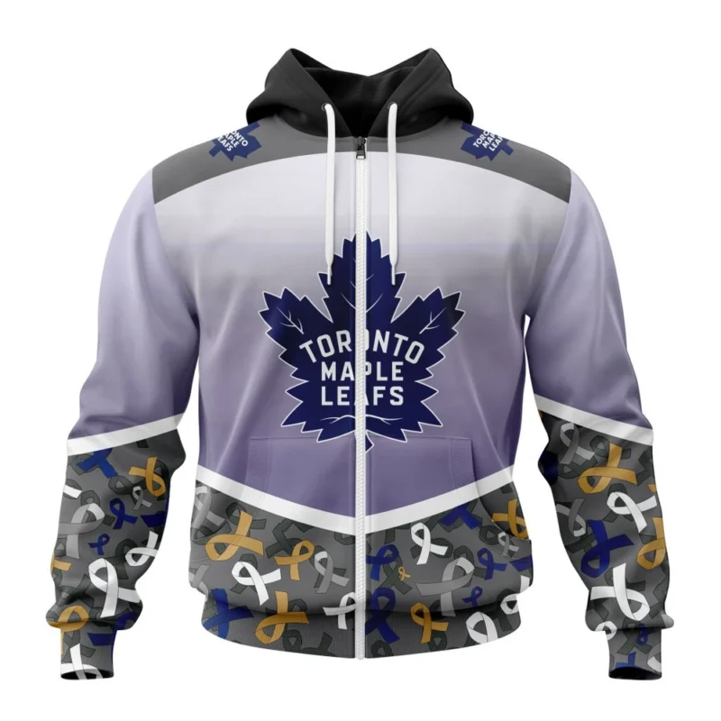 NHL Toronto Maple Leafs, Specialized Sport Fights Again All Cancer ,QTNHL 080524B3347