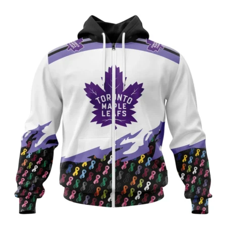 NHL Toronto Maple Leafs, Specialized Kits In October We Stand Together We Can Beat Cancer,QTNHL 080524B3404