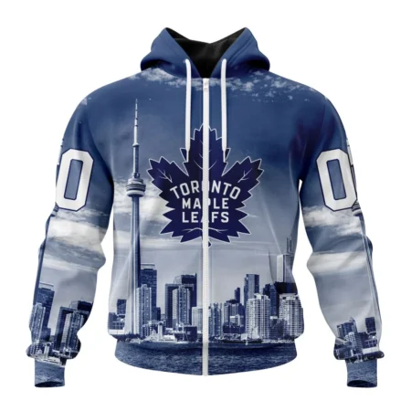 NHL Toronto Maple Leafs Special Design With Cn Tower,QTNHL 080524B4071