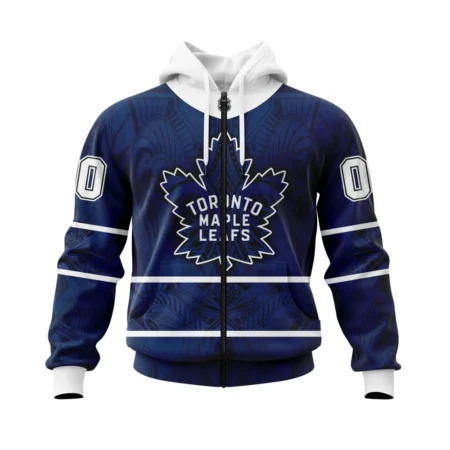 Toronto Maple Leafs, Specialized Native With Samoa Culture ,QTNHL Personalized Name And Number,080524B418