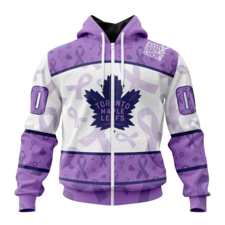 NHL Personalized Name And Number, Toronto Maple Leafs Special Lavender Fight Cancer,QTNHL Personalized Name And Number,080524B51