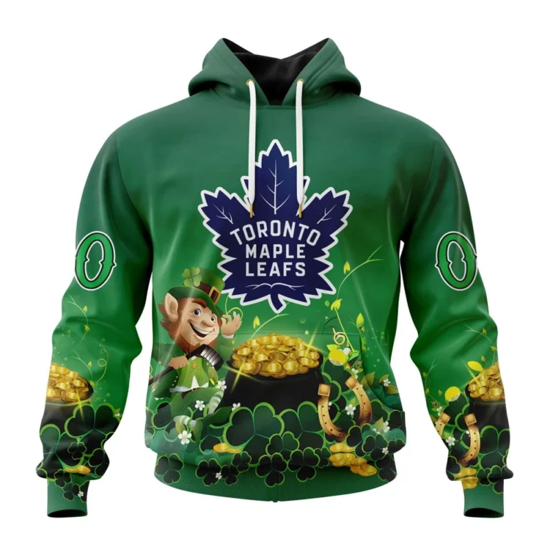 NHL Toronto Maple Leafs Special Design For St. Patrick' Day,QTNHL080524A889